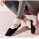 靴下 レディース ヨガソックス クロスデザイン　ノンスリップ 吸汗性 滑り止め スニーカーソックス ショートソックス フットカバー ゴム 9カラー 綿 JOCOSA 9460