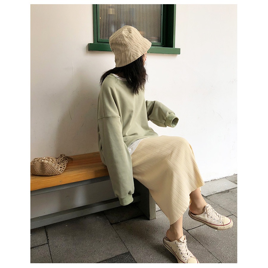 スカート ロング ニット プリーツカート 春 夏 秋 冬 ボトムス ウエストゴム レディース 黒 ベージュ ブルー ブラック オレンジJOCOSA 8169 送料無料 即納