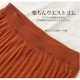 スカート ロング ニット プリーツカート 春 夏 秋 冬 ボトムス ウエストゴム レディース 黒 ベージュ ブルー ブラック オレンジJOCOSA 8169 送料無料 即納