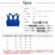 スポーツブラ スポーツウェア レディース スポブラ ブラ インナー 下着 カップ付き Yバック レイヤード風 ダブルストラップ ランニングウェア フィットネス アンダーウェア ヨガ ジム 春 夏 秋 冬 S M L XL ブルー 青 ブラック 黒ホワイト 白 JOCOSA 8723 送料無料 即納