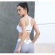 スポーツブラ スポーツウェア レディース スポブラ ブラ インナー 下着 カップ付き Yバック レイヤード風 ダブルストラップ ランニングウェア フィットネス アンダーウェア ヨガ ジム 春 夏 秋 冬 S M L XL ブルー 青 ブラック 黒ホワイト 白 JOCOSA 8723 送料無料 即納