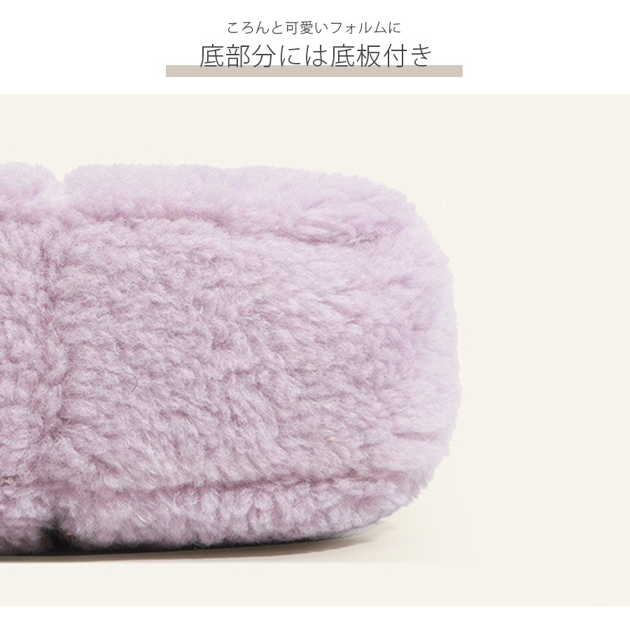 ミニバッグ ボア ハンドバック  ファーバッグ 韓国ファッション カジュアル コンパクト レディース 秋 冬 新作 ホワイト ピンク ラベンダー ブラウン フリーサイズ JOCOSA 9426