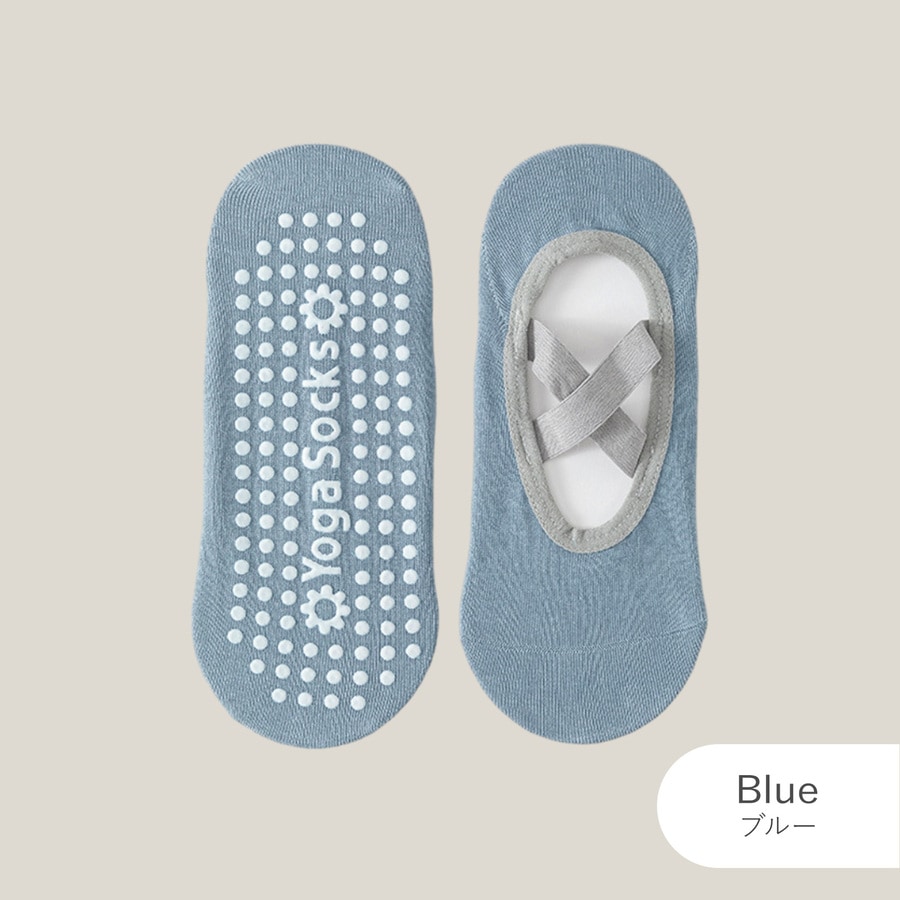 2足セット 靴下 レディース 9色2足 ヨガソックス ノンスリップ クロスデザイン 吸汗性 滑り止め スニーカーソックス ショートソックス フットカバー ゴム 9カラー 綿 JOCOSA 9460