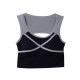 スポーツブラ スポーツウェア レディース ライン クロス 切替 ツートン バイカラー スポブラ ブラトップ インナー 下着 カップ付きセクシー ランニングウェア フィットネス アンダーウェア ヨガ ジム 春 夏 秋 冬 ブラック 黒 ホワイト 白 JOCOSA 8724 送料無料 即納