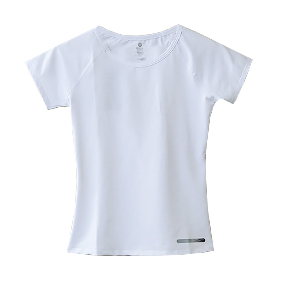 Tシャツ スポーツウェア レディース 春夏秋冬 新作 トップス 半袖 背中見せ ワンポイントロゴ 肌見せ タイト 伸縮 速乾 カジュアル スポーティー ランニング トレーニング フィットネス ヨガ ピラティス ジム 韓国風 韓流 ホワイト 白 ブラック 黒 SMLXL JOCOSA 8725