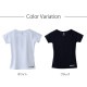 Tシャツ スポーツウェア レディース 春夏秋冬 新作 トップス 半袖 背中見せ ワンポイントロゴ 肌見せ タイト 伸縮 速乾 カジュアル スポーティー ランニング トレーニング フィットネス ヨガ ピラティス ジム 韓国風 韓流 ホワイト 白 ブラック 黒 SMLXL JOCOSA 8725