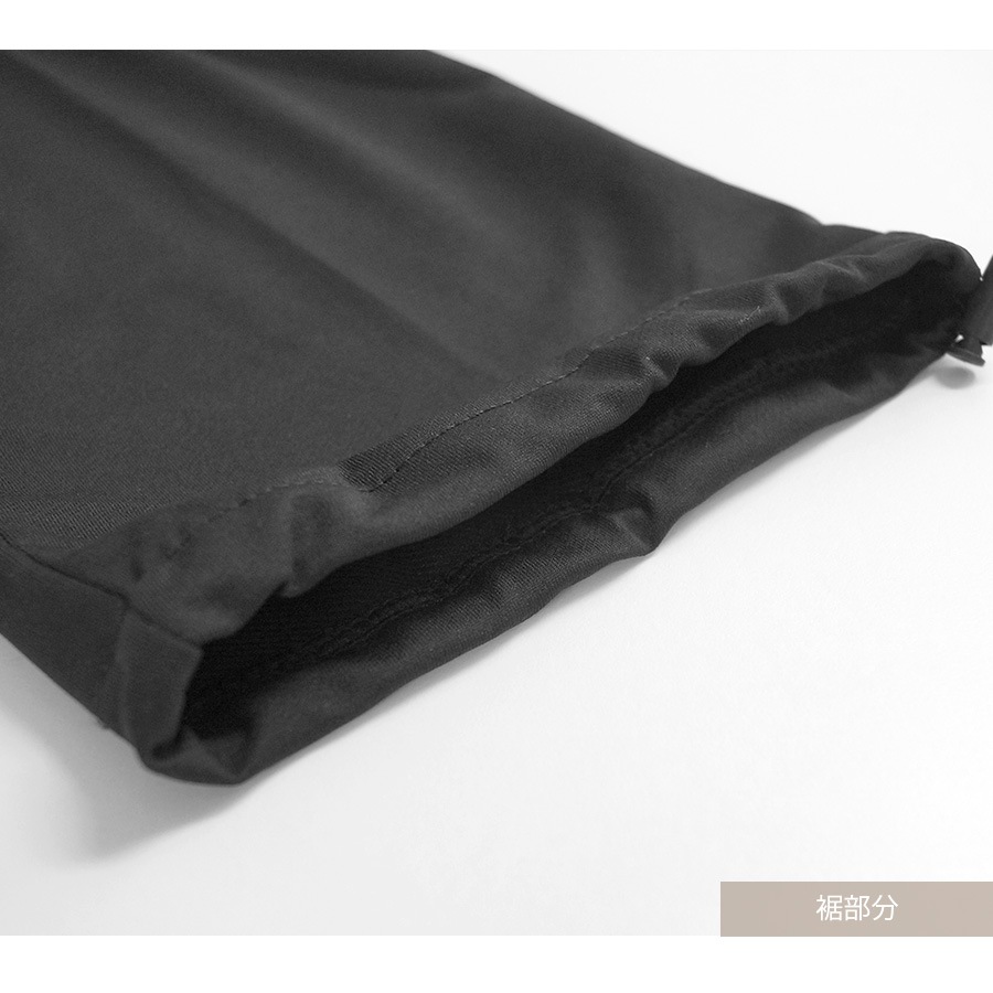 ジョガーパンツ 薄手 ワイドパンツ カジュアル ストリート ルームウェア 韓国ファッション レディース 春 夏 秋 ブラック ホワイト グレー M L XL JOCOSA 9117