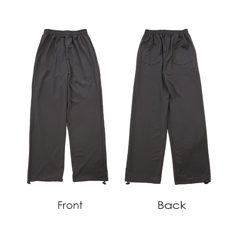 ジョガーパンツ 薄手 ワイドパンツ カジュアル ストリート ルームウェア 韓国ファッション レディース 春 夏 秋 ブラック ホワイト グレー M L XL JOCOSA 9117