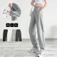 ジョガーパンツ 薄手 ワイドパンツ カジュアル ストリート ルームウェア 韓国ファッション レディース 春 夏 秋 ブラック ホワイト グレー M L XL JOCOSA 9117