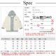アウター パーカー 長袖 ボア フード付き ZIP ロゴタグ もこもこ 春 秋 冬 新作 ブラック ホワイト S M L XL JOCOSA 9311