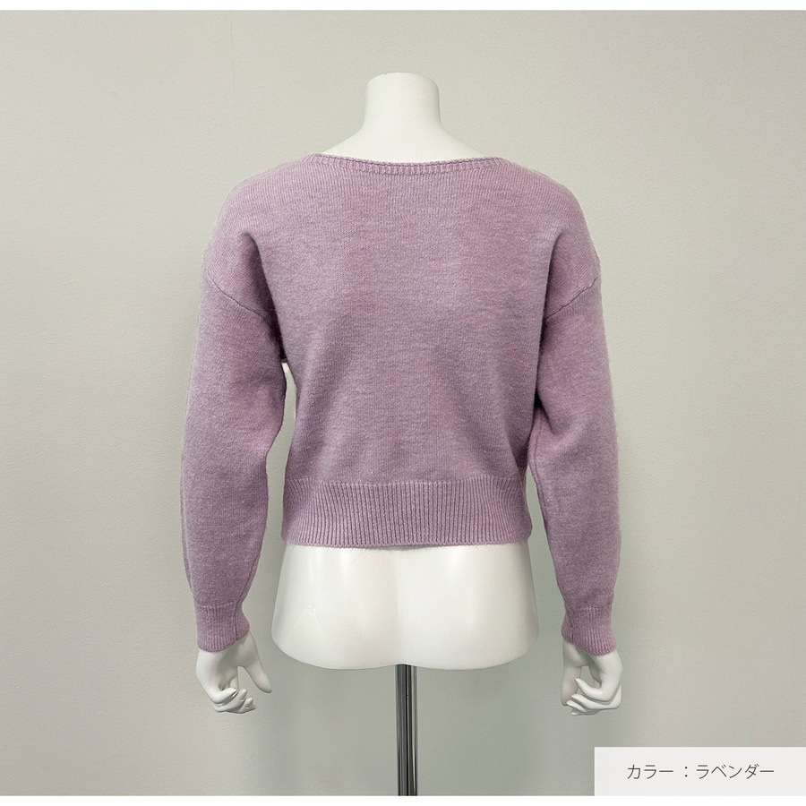 ニットトップス セーター レディースニット 長袖 長そで 体型カバー 着まわし ベーシック オフィスカジュアル 7カラー クルーネック フリーサイズ プルオーバー JOCOSA 7270