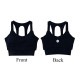 スポーツブラ レディース 春夏秋冬 新作 スポーツウェア ブラトップ インナー カップ付き 下着 アンダーウェア ワンポイントロゴ 長め丈 ジョギング フィットネス ヨガ ジム タイト スポーティー おしゃれ 韓国風 ブラック 黒 ホワイト 白 SMLXL JOCOSA 8726 送料無料 即納