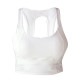 スポーツブラ レディース 春夏秋冬 新作 スポーツウェア ブラトップ インナー カップ付き 下着 アンダーウェア ワンポイントロゴ 長め丈 ジョギング フィットネス ヨガ ジム タイト スポーティー おしゃれ 韓国風 ブラック 黒 ホワイト 白 SMLXL JOCOSA 8726 送料無料 即納