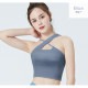 スポーツブラ レディース 春夏秋冬 新作 スポーツウェア トップス スポブラ ブラトップ インナー 下着 カップ付き クロス 無地 シンプル ベーシック ヨガ ジム ジョギング フィットネス アンダーウェア サンゴ ブラック 黒 ブルー 青 S M L XL JOCOSA 8727 送料無料 即納