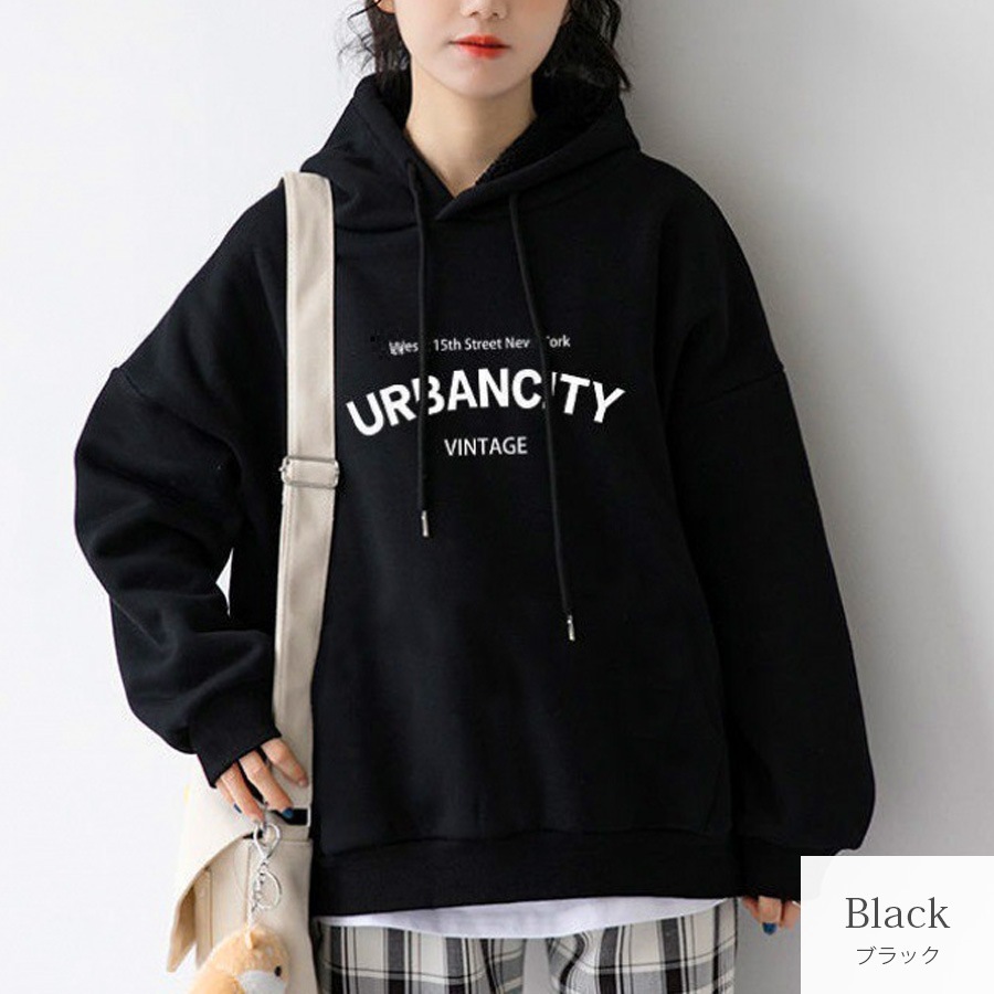 トップス 裏起毛 パーカー 長袖 レディース 春 秋 冬 新作 ブラック レッド グリーン ミントグリーン イエローグリーン ブルー マスタード アイボリー M L XL JOCOSA 7239