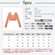 スポーツウェア フィットネス ヨガ レディース 韓国ファッション 長袖 カップ付き スクエアネック 大人 かわいい おしゃれ シンプル 指穴 へそ出し ジム 春 夏 秋 冬 新作 ネイビー 紺 ピンク ブラック 黒 パープル 紫 S M L XL JOCOSA 8742
