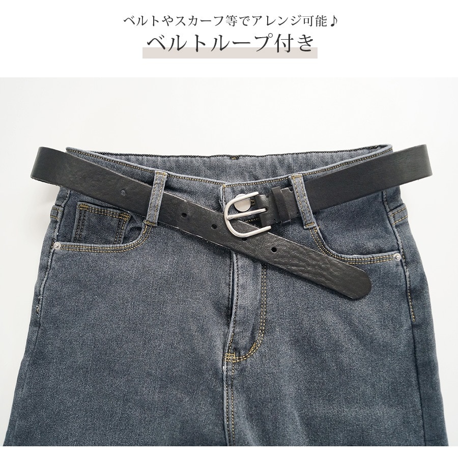 裏起毛 スキニー デニム 定番 シンプル 脚長 パンツ カジュアル ロング丈 ポケット 韓国ファッション レディース 新作 春 秋 冬 ブラック グレー ネイビー ブルー S M L XL JOCOSA 9118