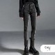 裏起毛 スキニー デニム 定番 シンプル 脚長 パンツ カジュアル ロング丈 ポケット 韓国ファッション レディース 新作 春 秋 冬 ブラック グレー ネイビー ブルー S M L XL JOCOSA 9118