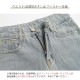 裏起毛 デニムパンツ ストレート ロング丈 韓国ファッション レディース 新作 春 夏 秋 冬 ブラック ダークグレー ライトブルー ブルー グレイッシュブルー S M L XL JOCOSA 9119