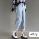 裏起毛 デニムパンツ ストレート ロング丈 韓国ファッション レディース 新作 春 夏 秋 冬 ブラック ダークグレー ライトブルー ブルー グレイッシュブルー S M L XL JOCOSA 9119
