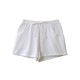 ショートパンツ ルームウェア スポーツウェア パンツ ボトムス レディース 韓国ファッション 韓国 麻 綿 ポケット 無地 ゴム 春 夏 秋 冬 新作 ホワイト 白 グレー ブラック 黒 ピンク オレンジ カーキ グリーン 緑 イエロー 黄色 S M L XL JOCOSA 8187