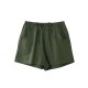 ショートパンツ ルームウェア スポーツウェア パンツ ボトムス レディース 韓国ファッション 韓国 麻 綿 ポケット 無地 ゴム 春 夏 秋 冬 新作 ホワイト 白 グレー ブラック 黒 ピンク オレンジ カーキ グリーン 緑 イエロー 黄色 S M L XL JOCOSA 8187