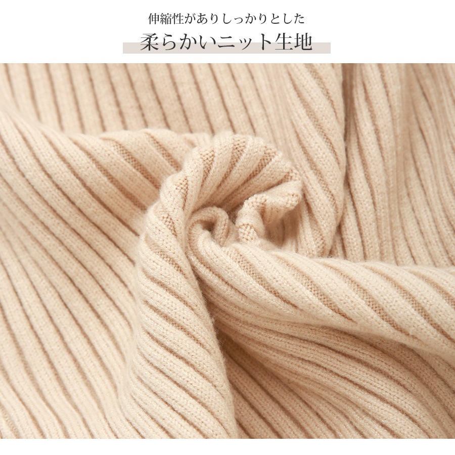 ニットワンピース ワンショルダー アシンメトリー 前後2way 長袖 膝上丈 レディース 春 秋 冬 新作 ブラック ベージュ フリーサイズ JOCOSA 9299