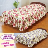 花柄ベッドカバー〈ローズガーデン〉｜メルシーオンラインショップ