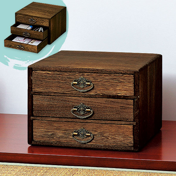 ぽちゆき★送料込み★木製3段引き出し③ 楽天市場】ミニチェスト 木製 3段の通販