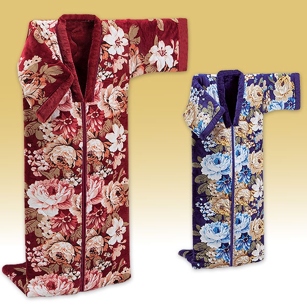 ボリューム 中綿3層構造 毛布かいまき｜メルシーオンラインショップ