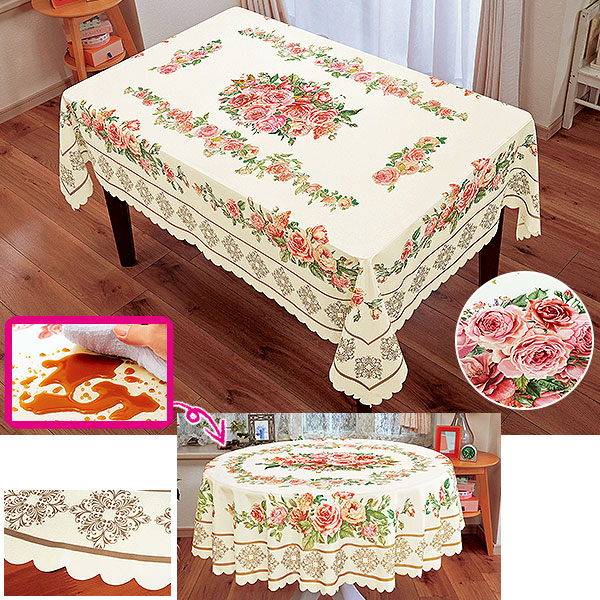 Chandem 花柄テーブルクロス 130x160cm 未使用品 花柄テーブルクロス｜メルシーオンラインショップ