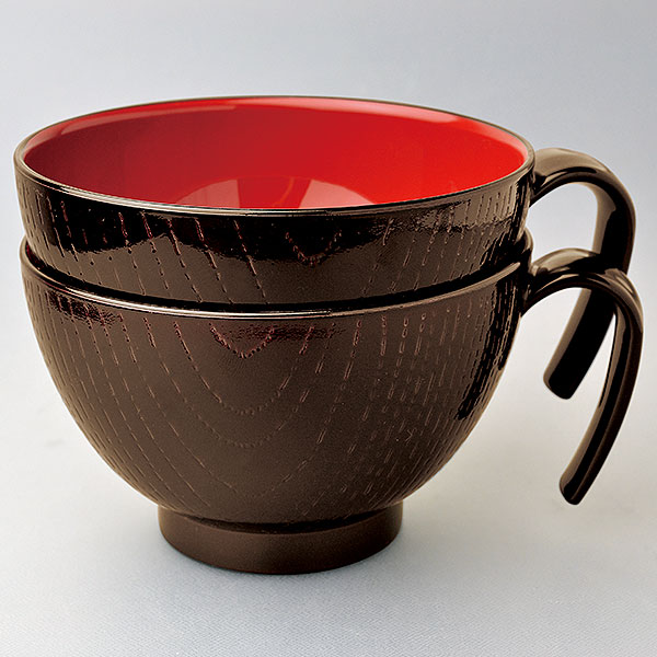 レンジ対応・軽量 らくらく手付き小丼 2個組｜メルシーオンラインショップ