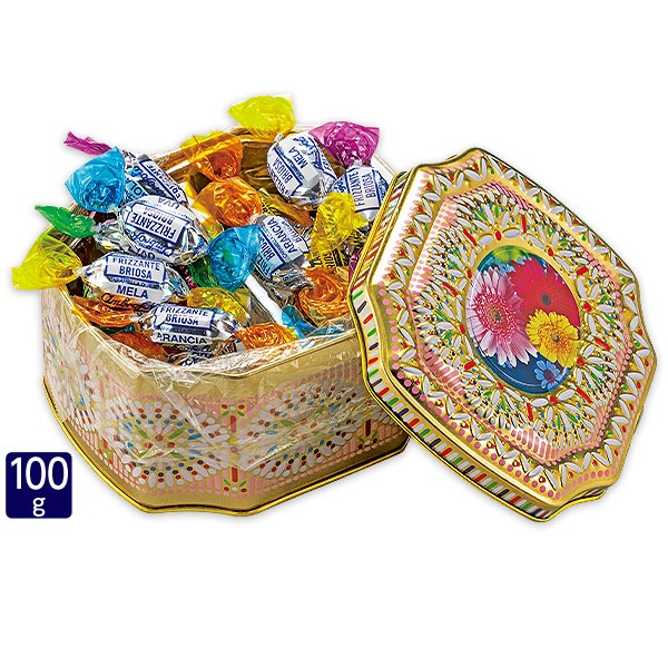 スウィートデイジーキャンディ缶 100g｜メルシーオンラインショップ