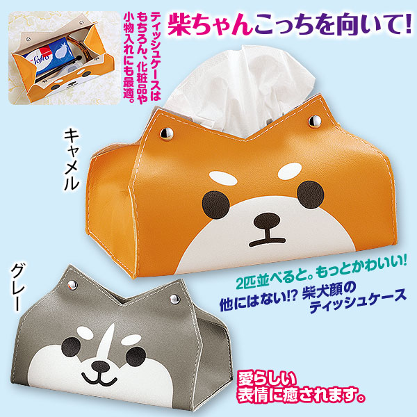 柴犬ティッシュケース