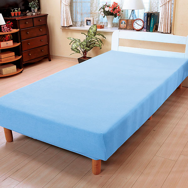 綿100％のびのびボックスシーツ｜メルシーオンラインショップ