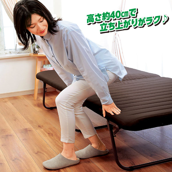 ☆【完成品】もこもこ折り畳みベッド｜メルシーオンラインショップ