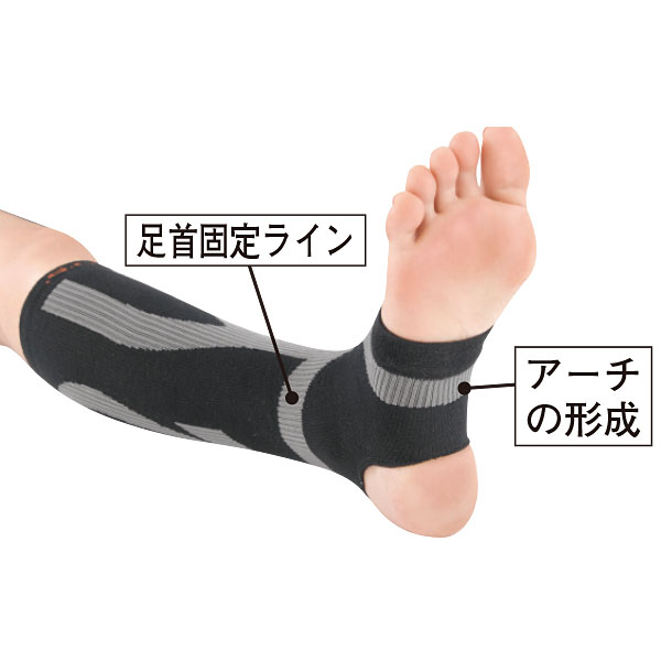 勝野式 歩きたくなる足軽サポーター 2枚組｜メルシーオンラインショップ