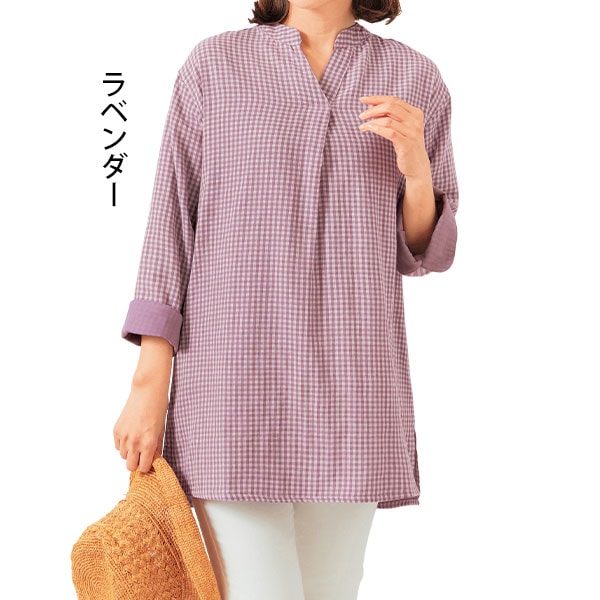 ダブルガーゼ チュニック｜メルシーオンラインショップ