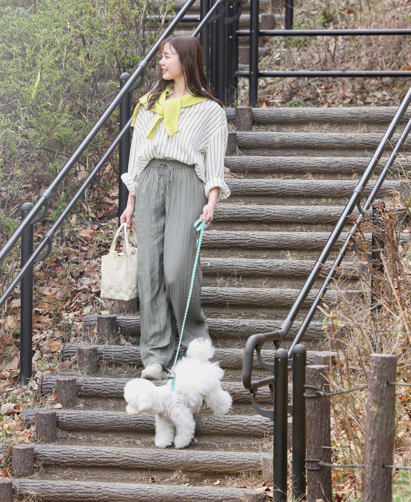 ハーネス&リード　Botanical ango菫紋