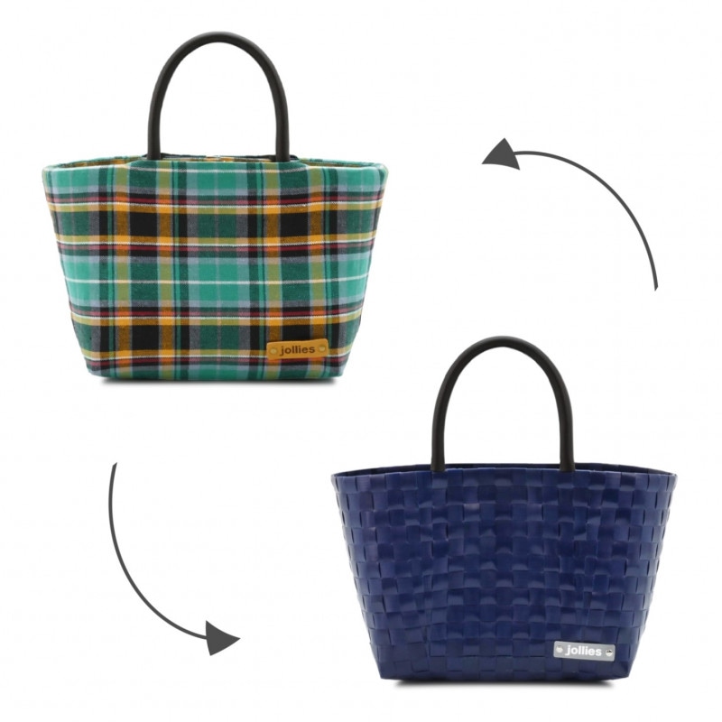 < 2 WAY> JOY CHECK S グリーン/イエロー