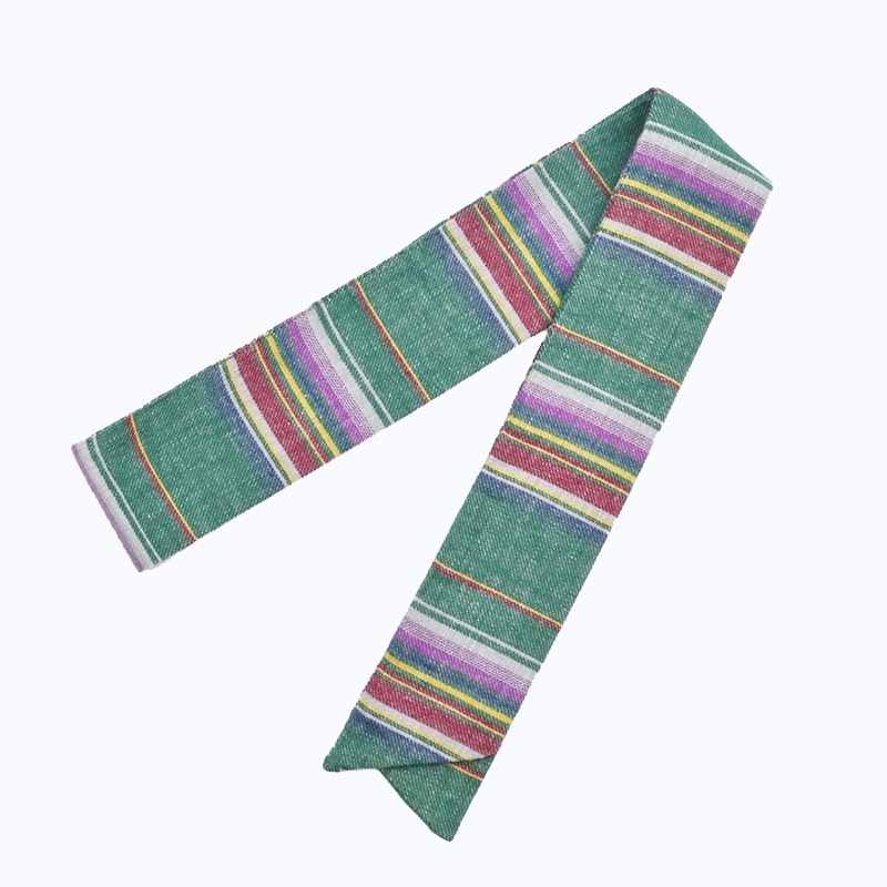 BAG SCARF CHECK RD/GR