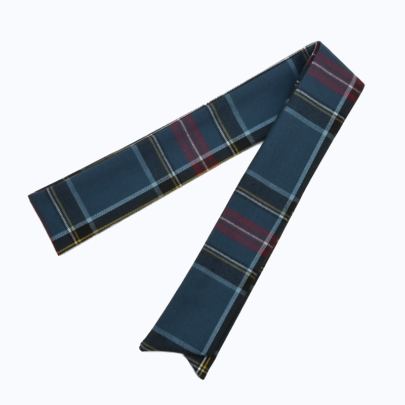 BAG SCARF CHECK BLURGRAY