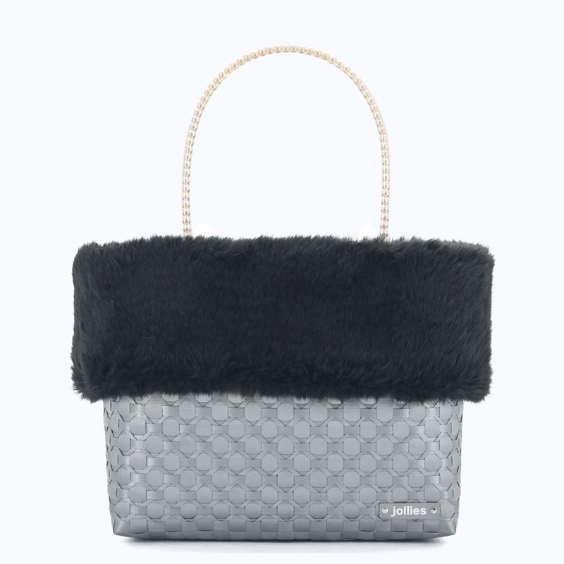 RENA FUR L - SILVER<br>【ファー着脱可】