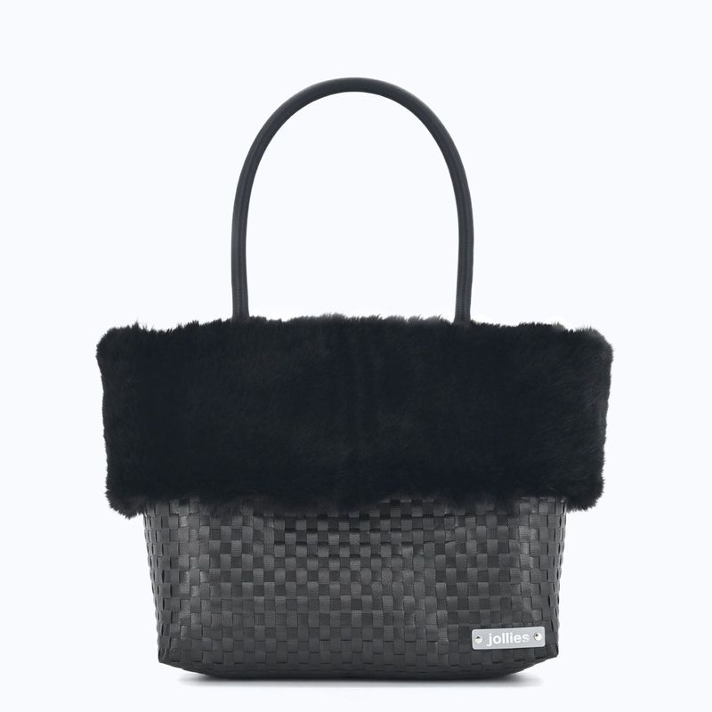 HARU FUR L - BLACK<br>【ファー着脱可】