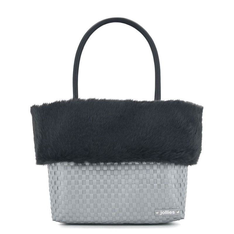 HARU FUR L - SILVER<br>【ファー着脱可】