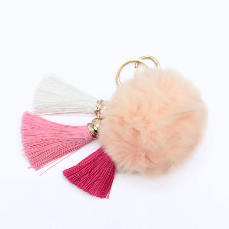 3連ファーチャーム - PINK
