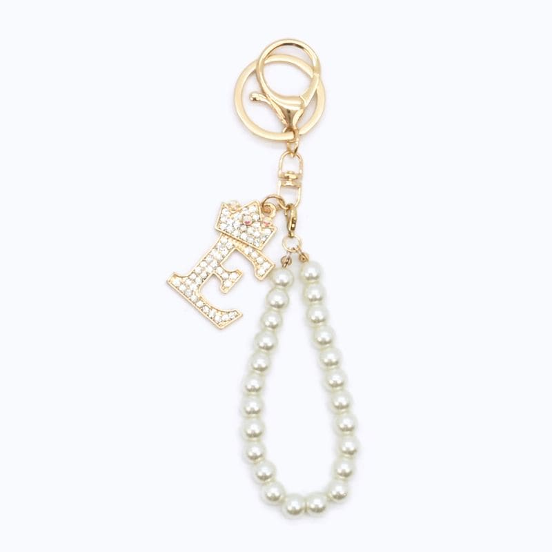 イニシャルパールチャーム - E