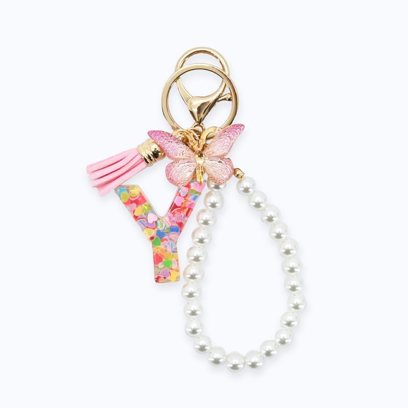 イニシャルバタフライチャーム - Y