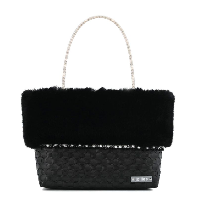 Jollies パール調ハンドルバッグ Jolliesインバッグ jollies/ジョリーズ パール調ハンドルトートバッグ 通販 - ディノス