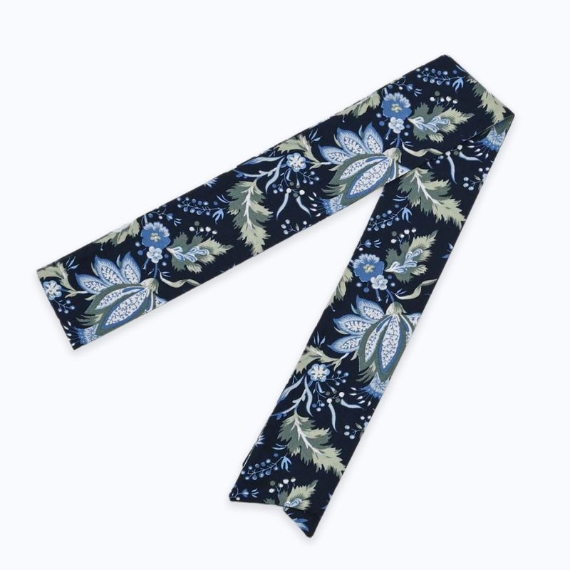 BAGSCARF FLOWER - NAVY